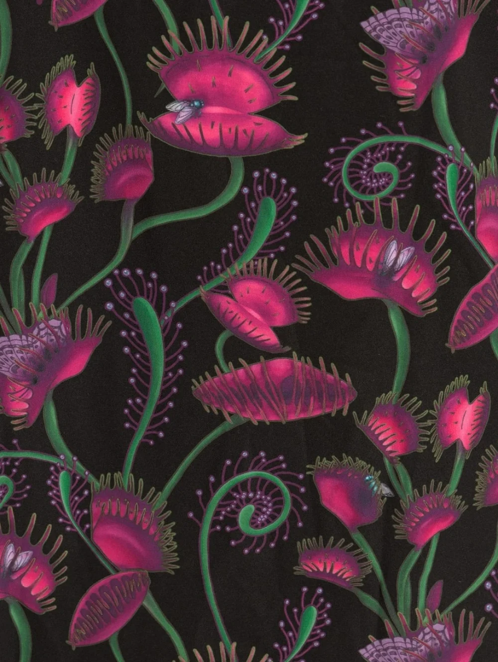 Blackmilk Venus Fly Trap Dark Academia Whimisgoth Witchy Edgy Botanical Top M - Picture 10 of 11